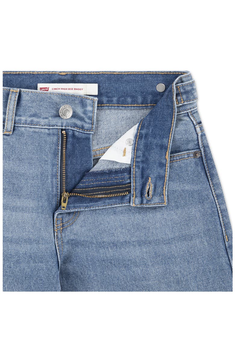 Kids' Adjustable Waist Wide Leg Jeans, Alternate, color, EVIE