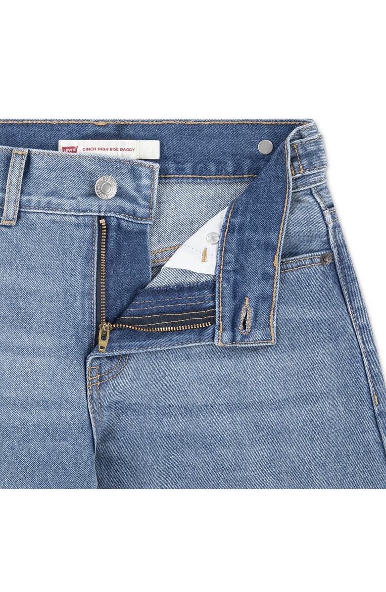 Levi's Kids' Adjustable Waist Wide Leg Jeans, Alternate, color, Evie