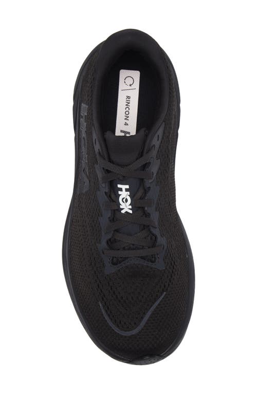 Hoka Rincon 4 Running Shoe In Black