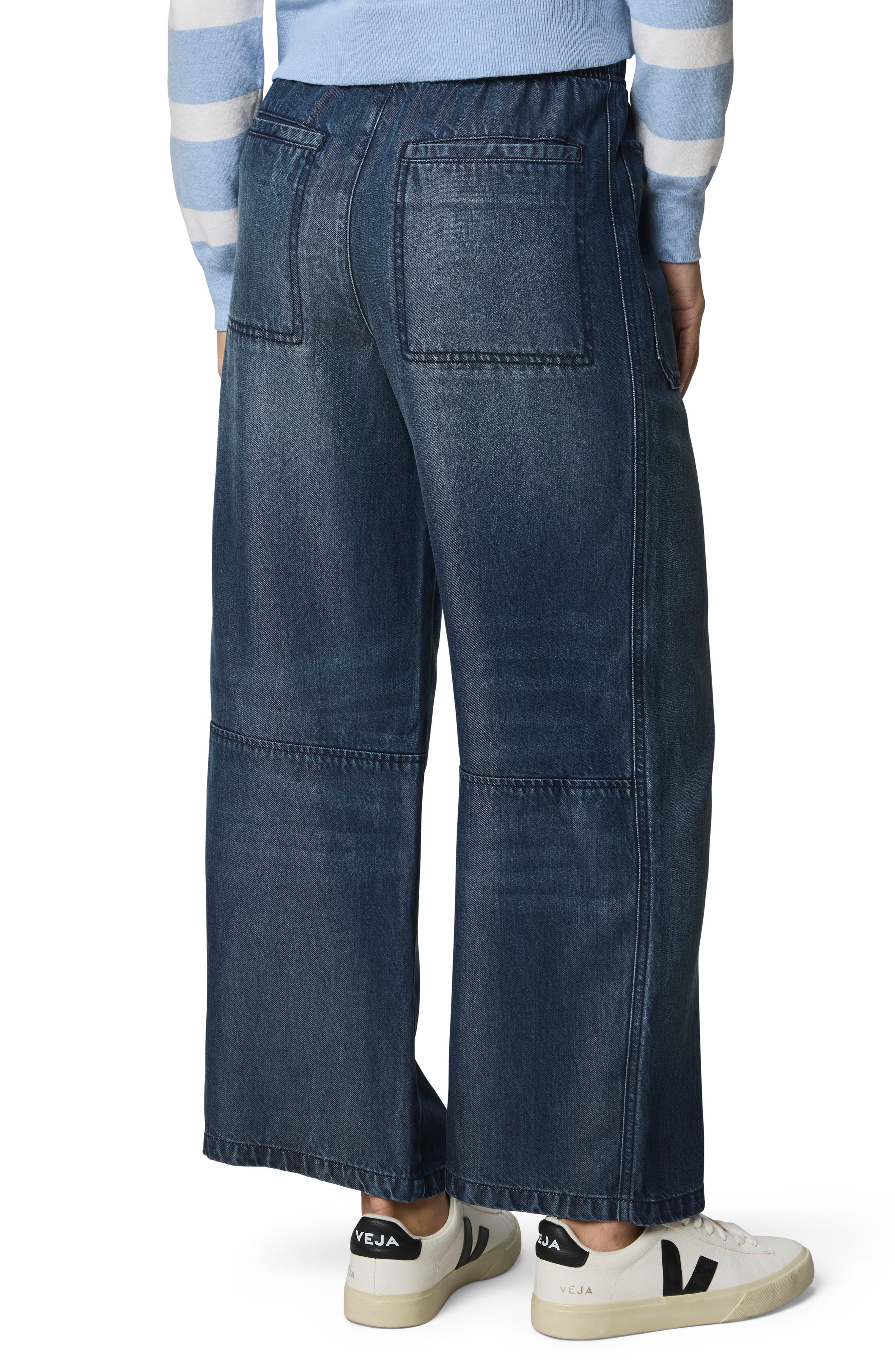 Denim Drawstring Pants - image 4
