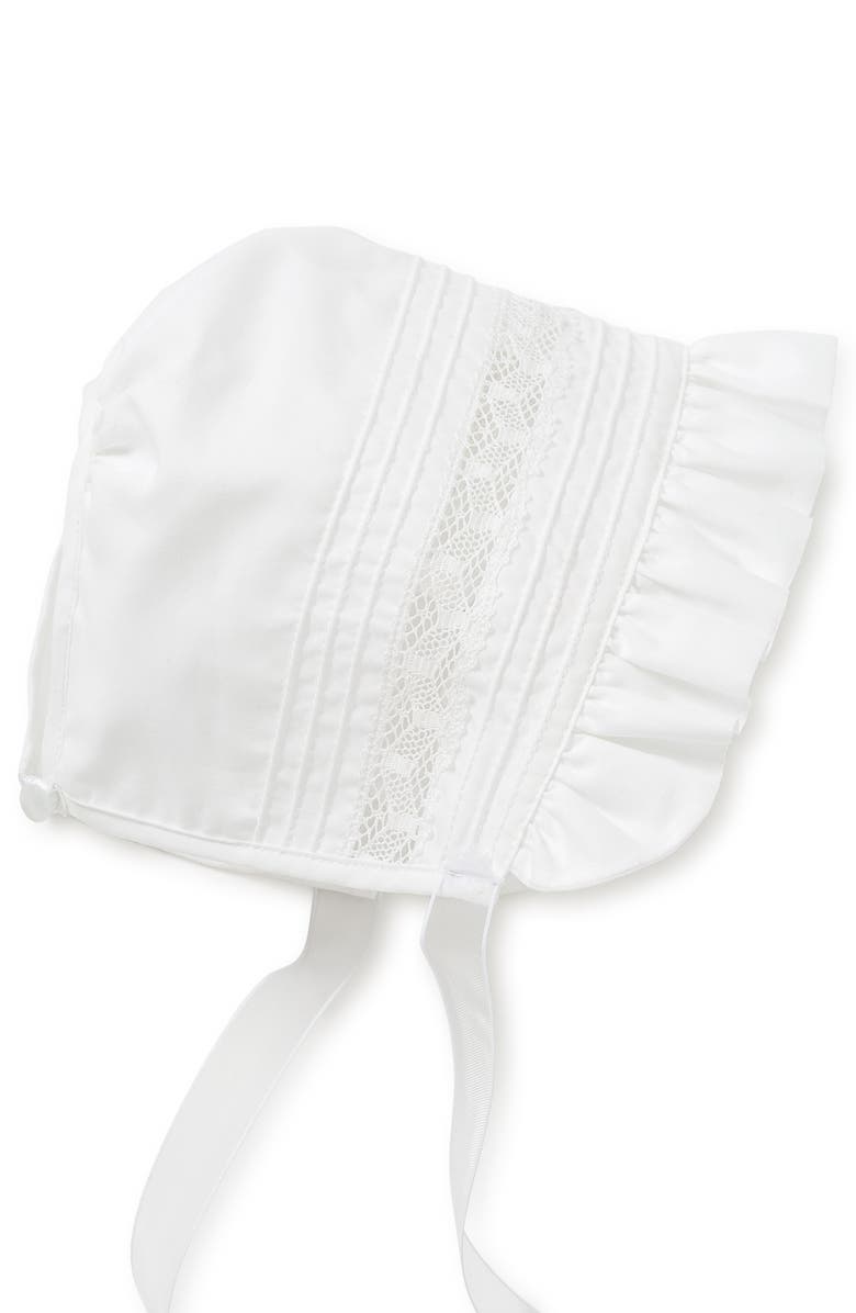 Kissy Kissy Silene Christening Gown & Bonnet Set, Alternate, color,