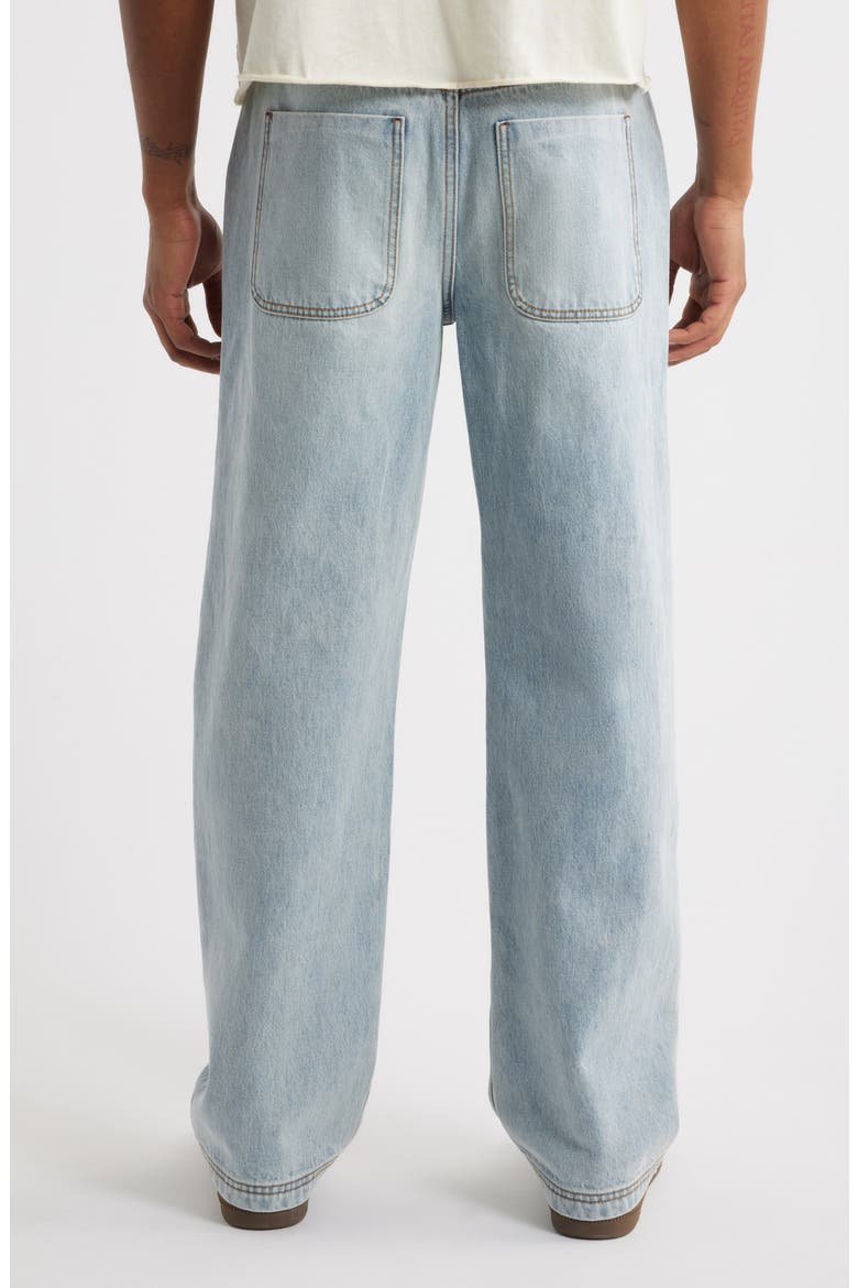 Straight Leg Jeans, Alternate, color, PALE BLUE
