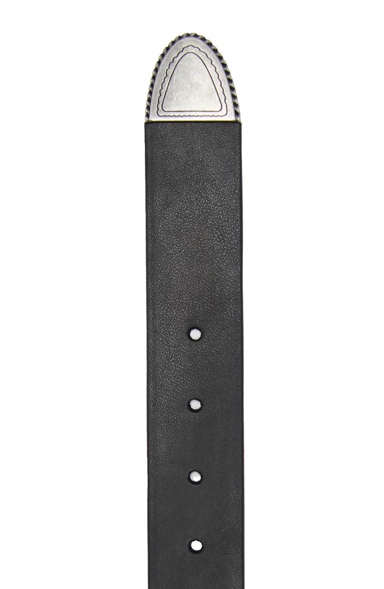 True Religion Palomo Western Buckle Belt, Alternate, color, Black