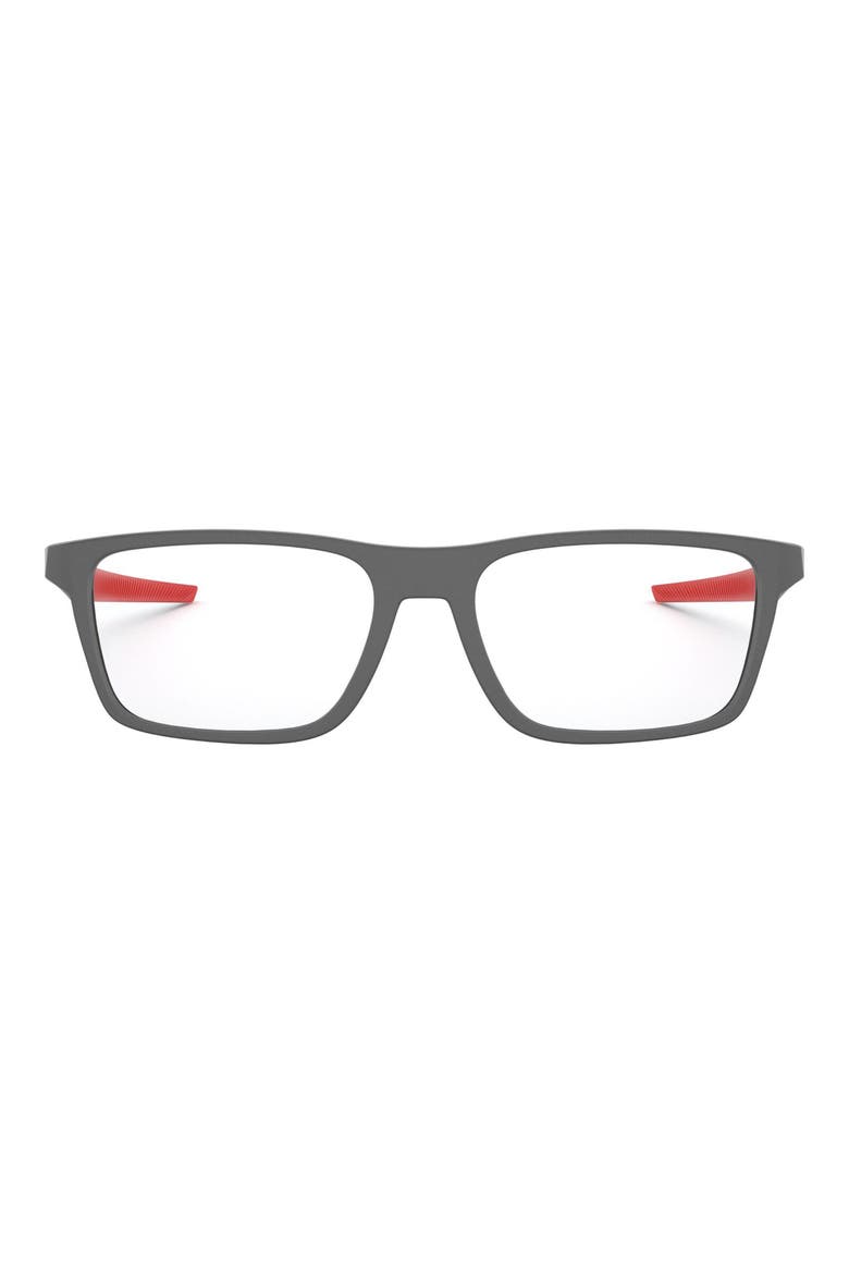 Port Bow 55mm Rectangular Optical Glasses, Main, color, LIGHT BLUE