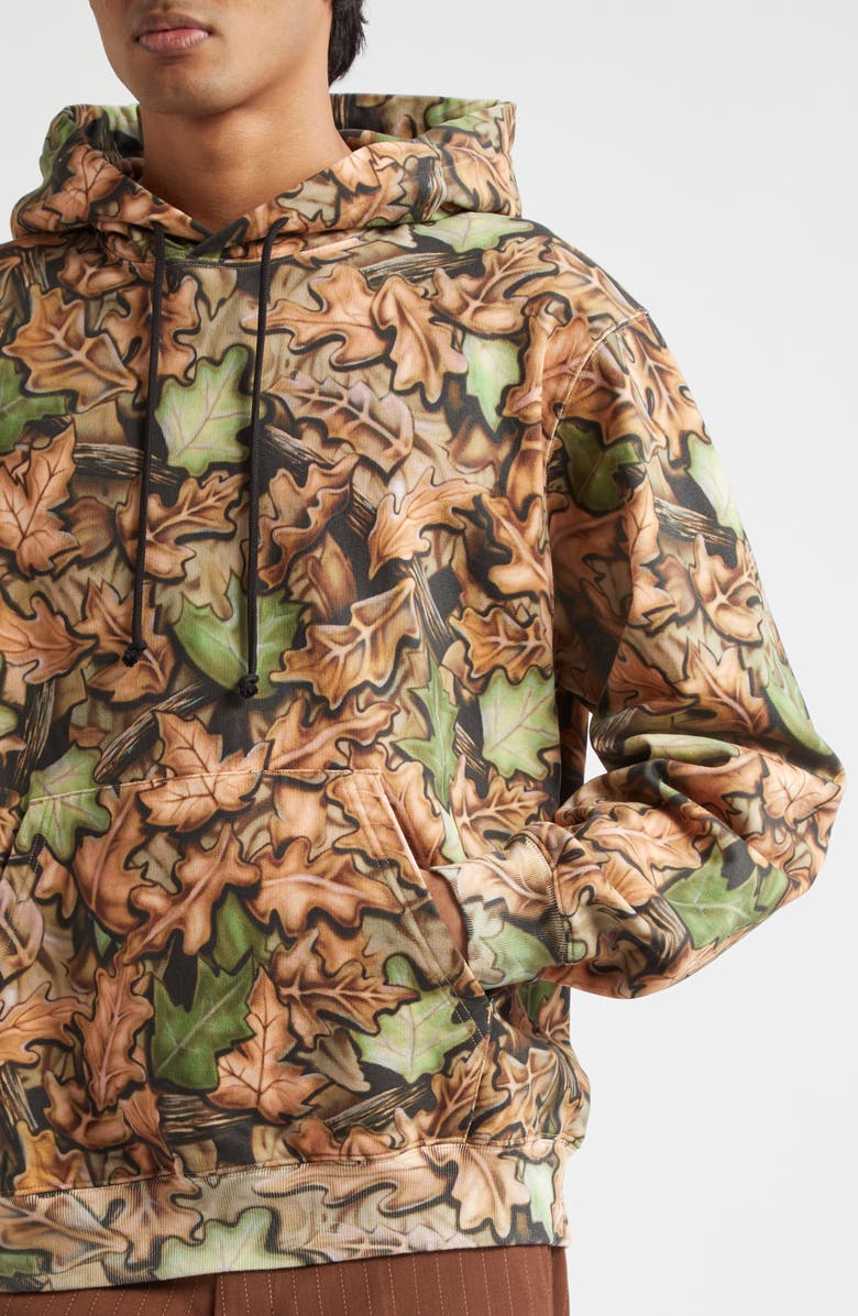 STOCKHOLM SURFBOARD CLUB Bjorn Back Logo Graphic Hoodie, Alternate, color, Leaf