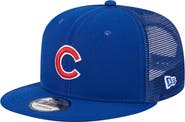 New Era Men's New Era Royal Chicago Cubs Team Color Trucker 9FIFTY Snapback Hat