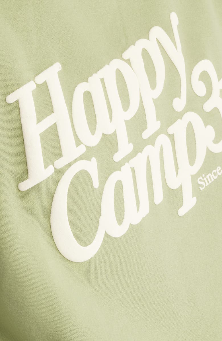 HAPPY CAMP3R Cotton Blend Sweatshirt, Alternate, color, Matcha