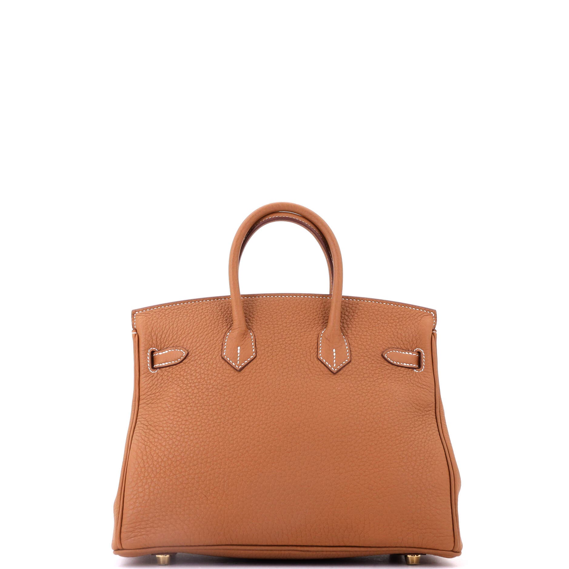 Birkin Handbag Brown Togo with Gold Hardware 25, Alternate, color, Gold