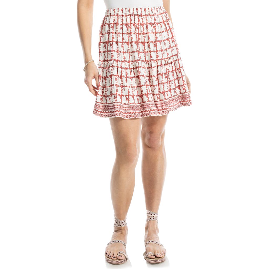 Max Studio Tiered Miniskirt