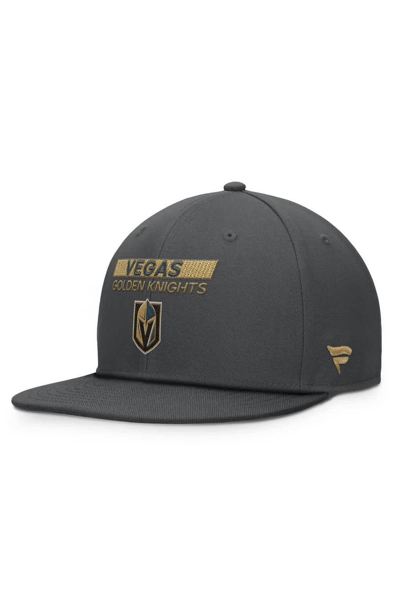 FANATICS Men's Fanatics Gray Vegas Golden Knights Authentic Pro Prime Snapback Hat, Main, color, Gray