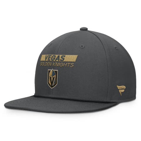 Men's Fanatics Gray Vegas Golden Knights  Authentic Pro Prime Snapback Hat