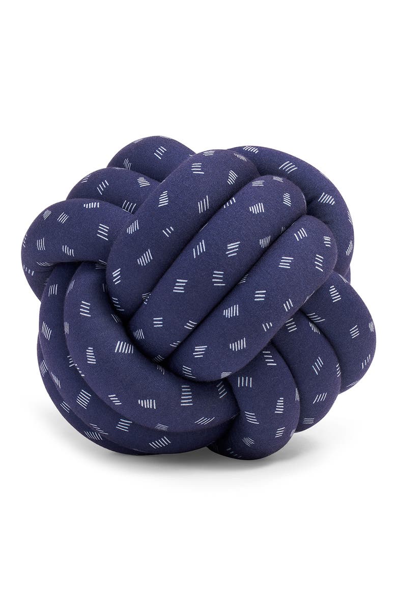 Hugget Knot Organic Cotton Accent Pillow, Alternate, color, MATCHSTICK