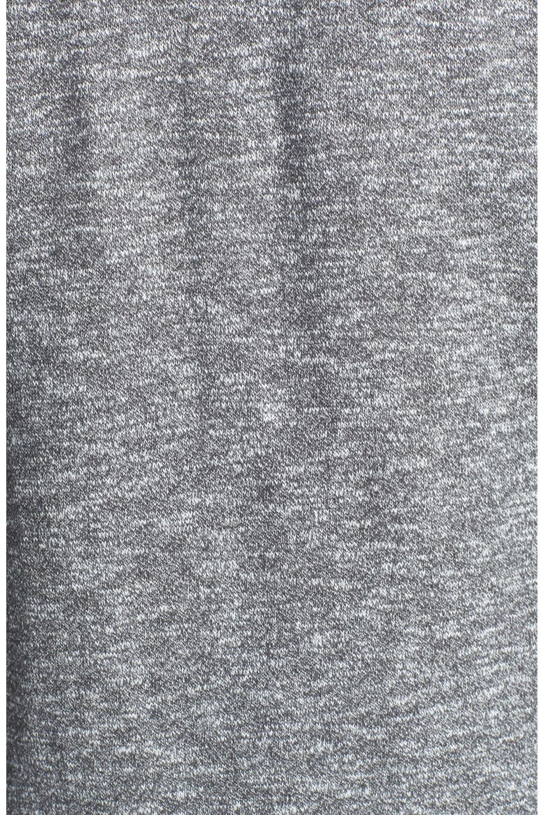 'Coco' Logo French Terry Full Zip Hoodie, Alternate, color, HEATHER GREY