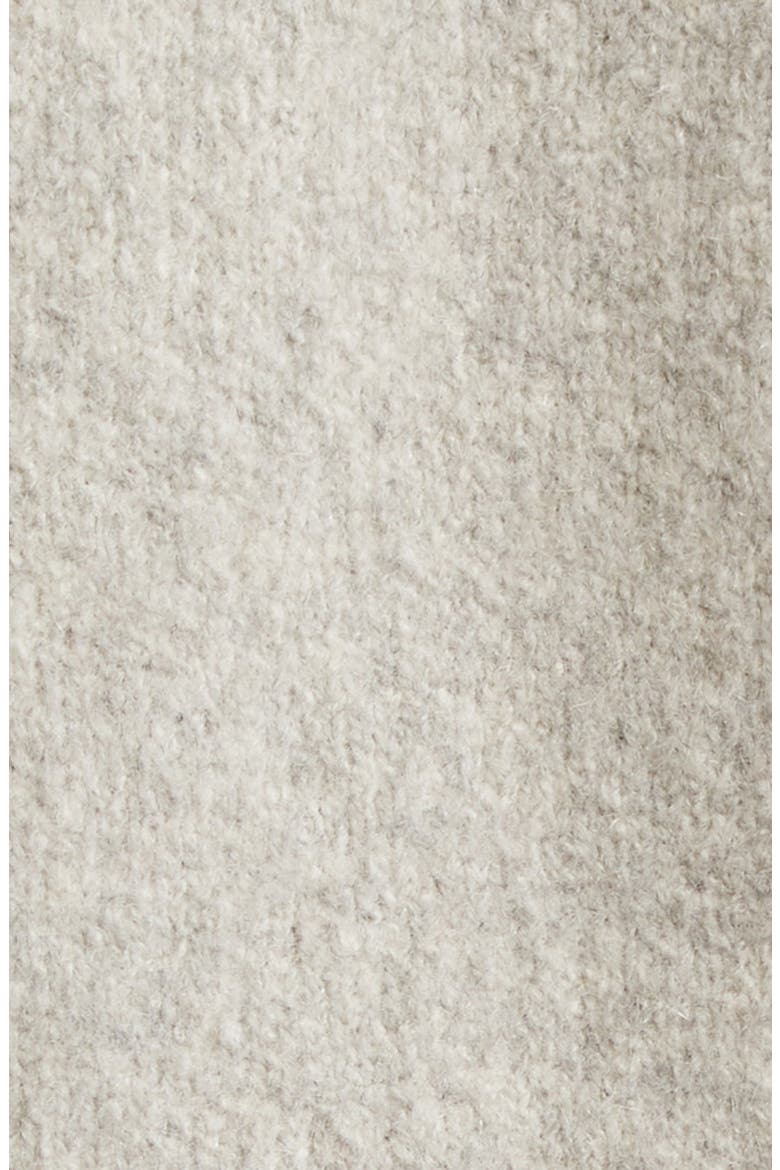 Greta Cashmere Blend Sweater Hoodie, Alternate, color, LIGHT GREY MELANGE