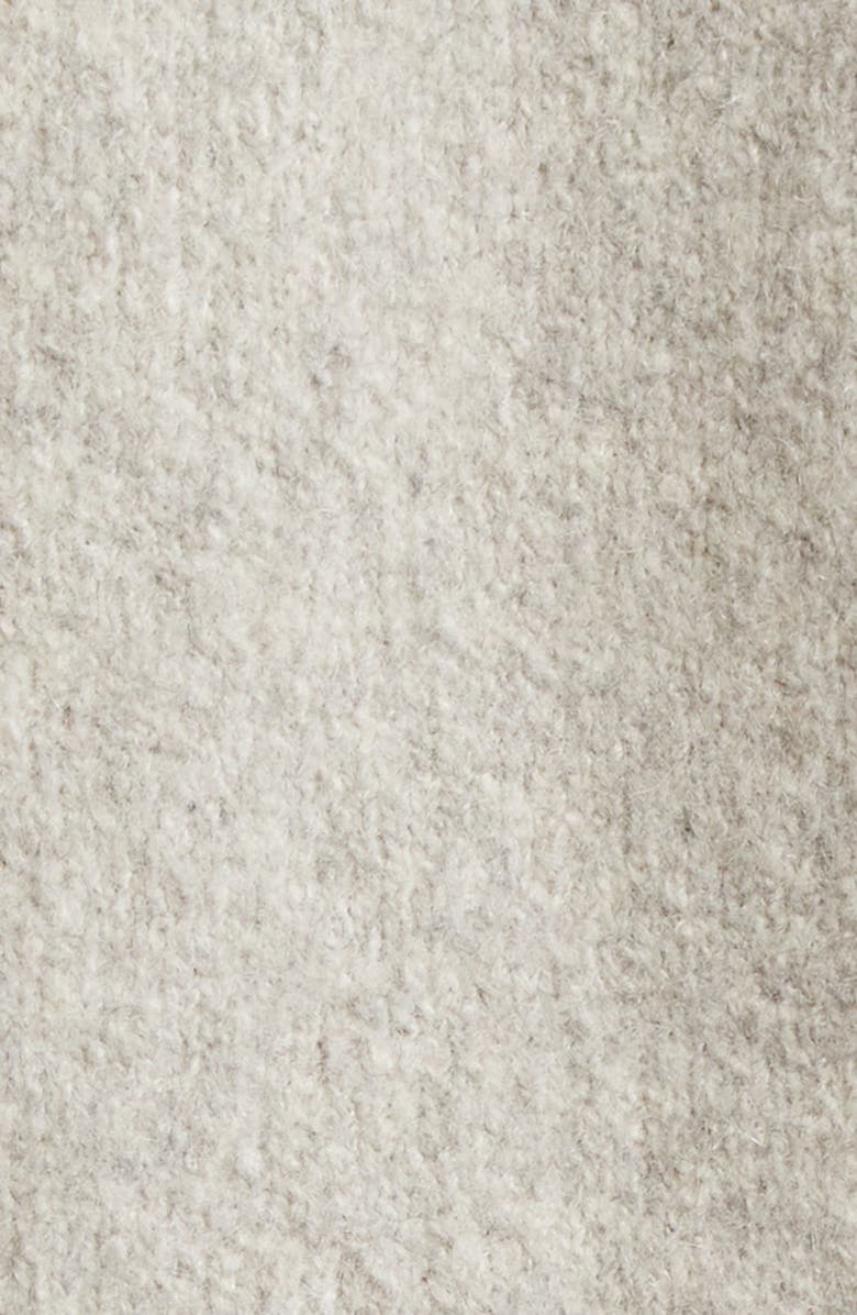 Proenza Schouler Greta Cashmere Blend Sweater Hoodie, Alternate, color, Light Grey Melange