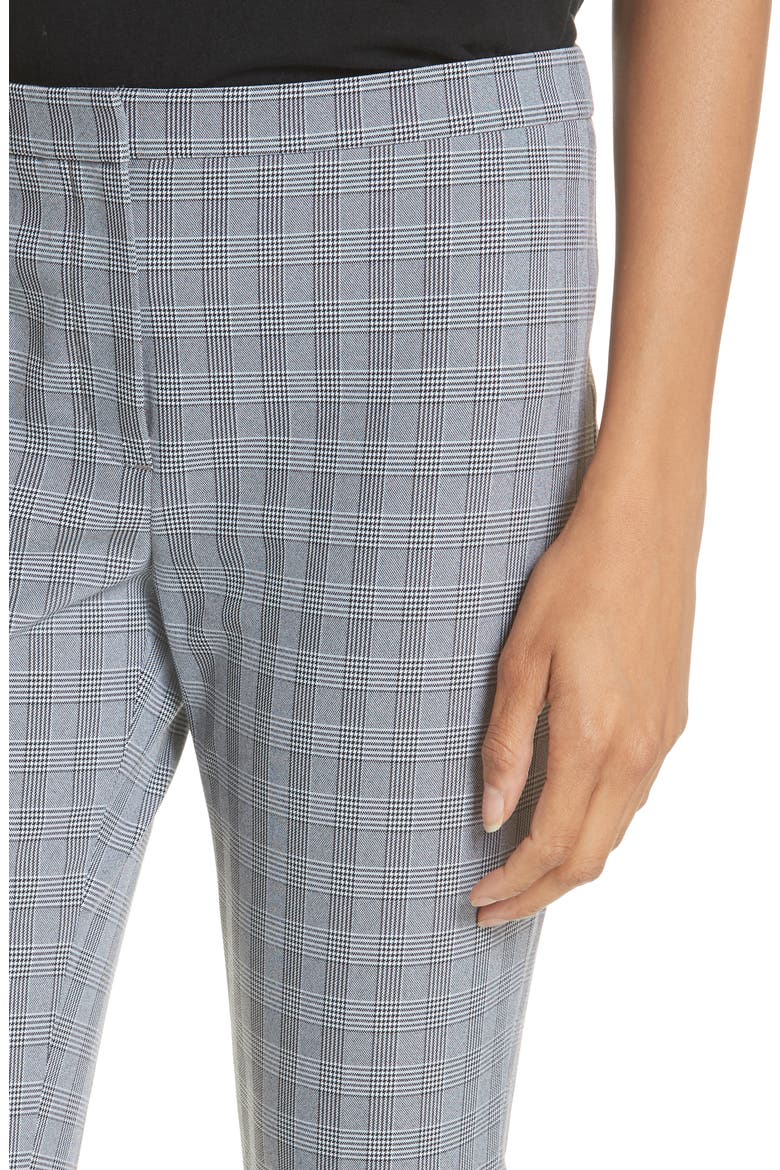 Classic Check Skinny Pants, Alternate, color, BLACK/ WHITE