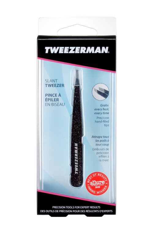 Tweezerman Slant Tweezer In Dusted Onyx
