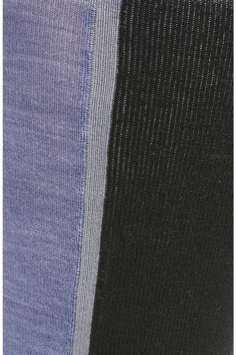 Targeted Cushioning Over the Calf Ski Socks, Alternate, color, NIGHTFALL BLUE