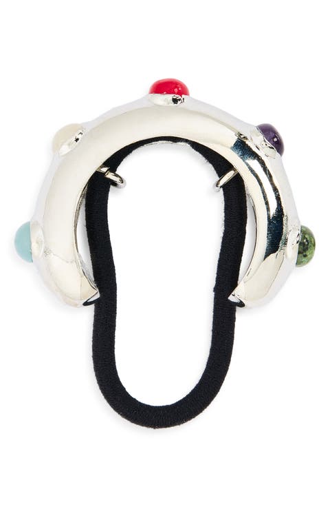 Stone Embellished Ponytail Holder