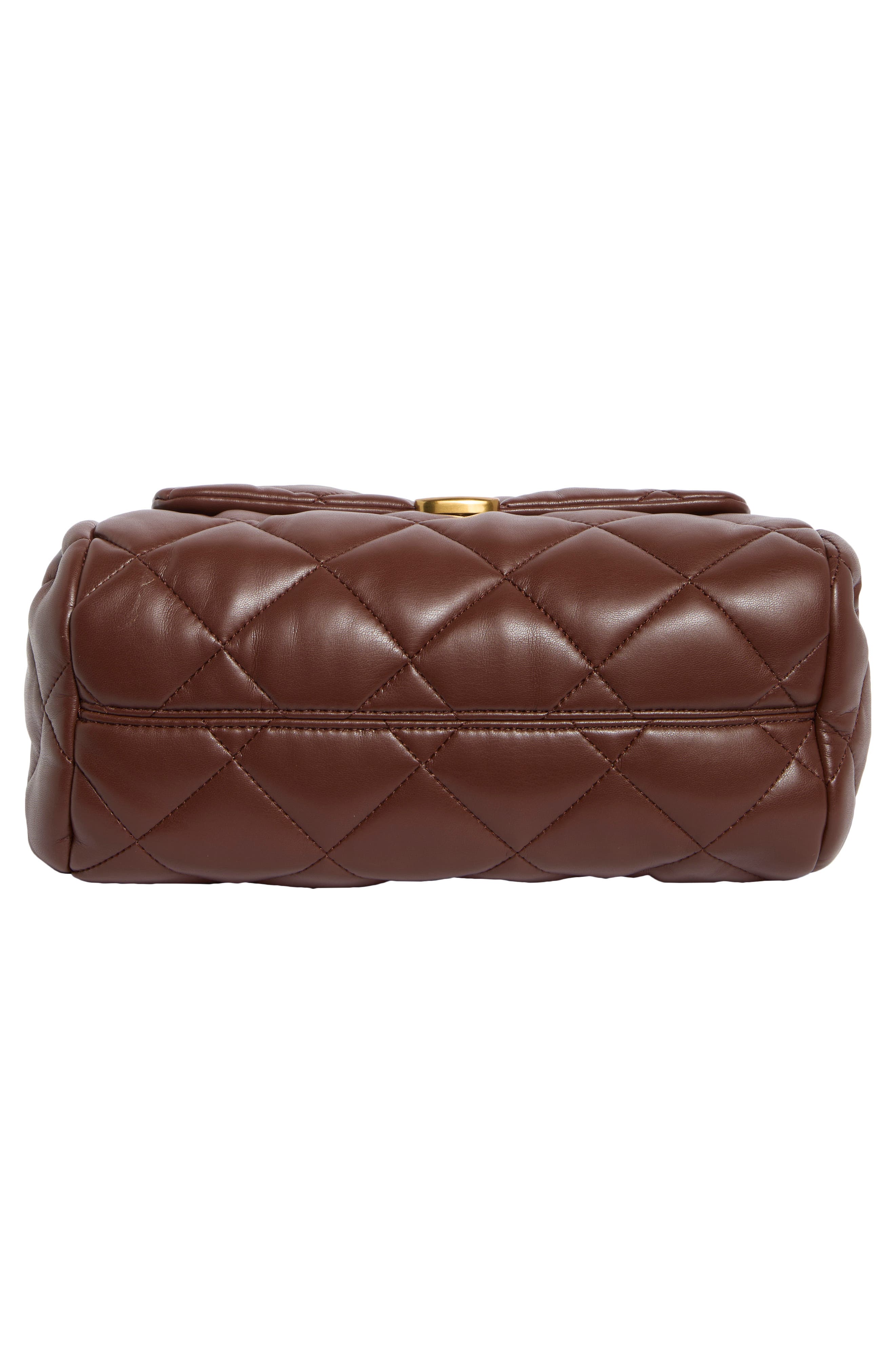 Bvalerie Faux Leather Shoulder Bag, Alternate, color, ESPRESSO LAMBY