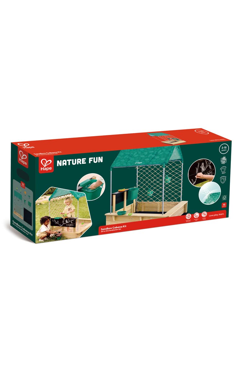 Hape Sandbox Cabana Kit, Alternate, color, Multi