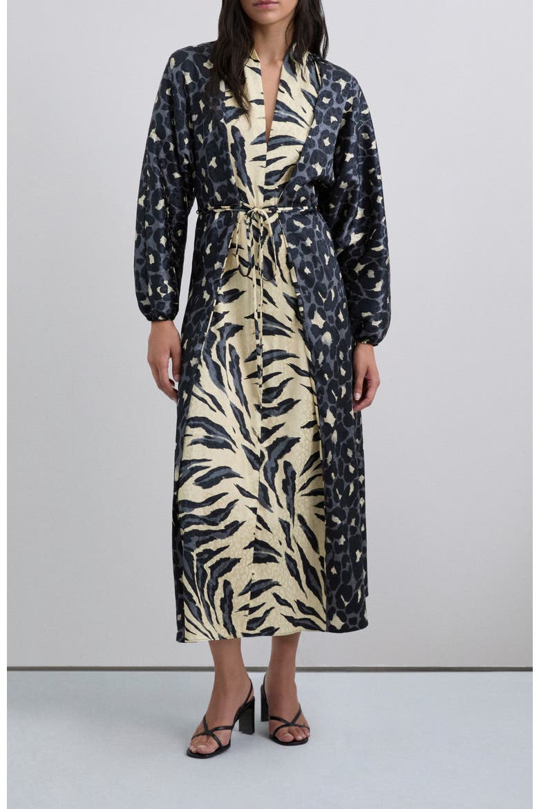 Duoprintjac Dress, Main, color, Animalprint