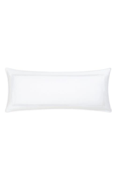 Matouk Louise Piqué Lumbar Pillow Cover In White