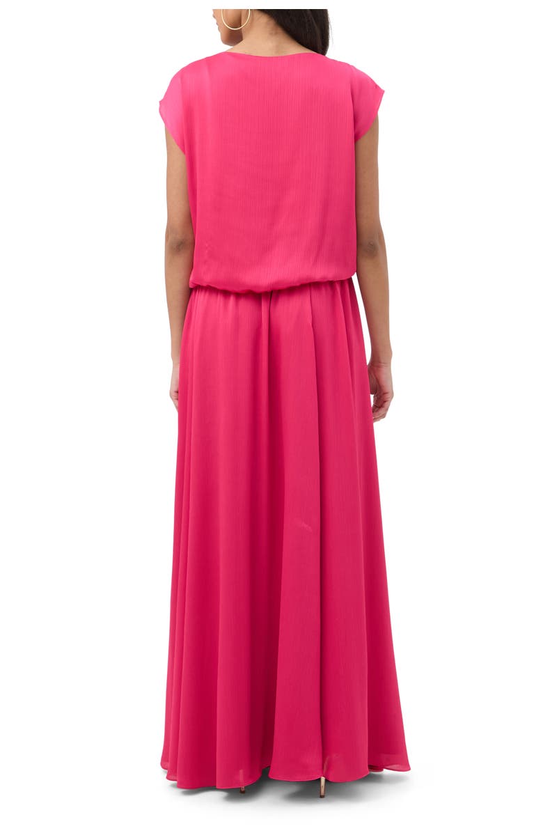 Trina Turk Vantage 2 Blouson Maxi Dress, Alternate, color, Forrest Rose