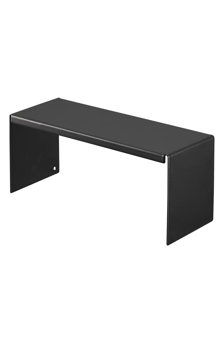 Yamazaki Set of 2 Medicine Cabinet Racks, Alternate, color, Black