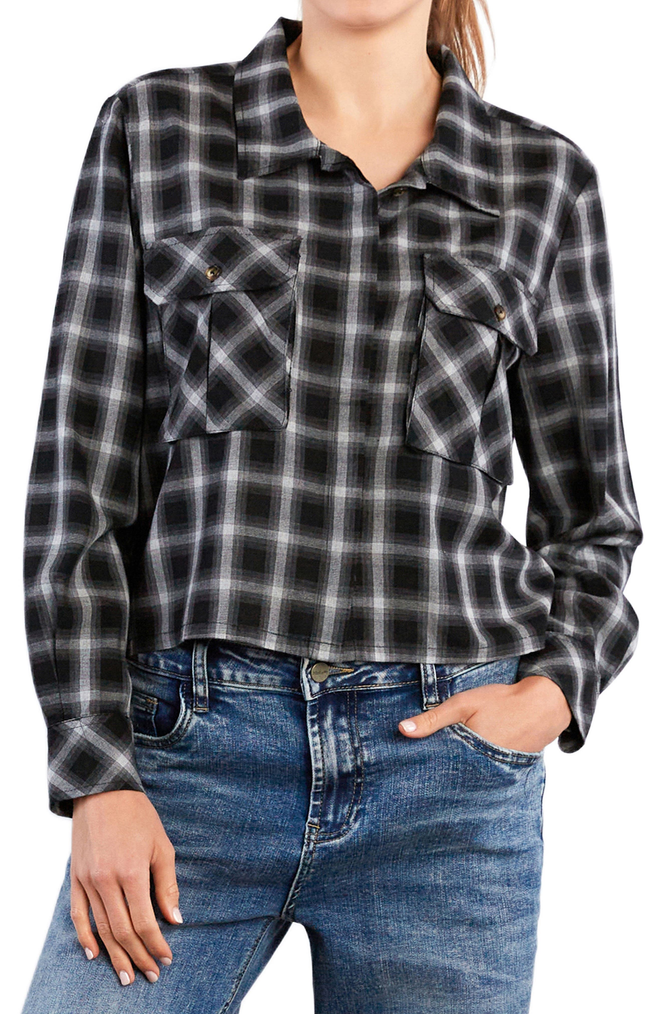 Lucky Plaid Button-Up Shirt