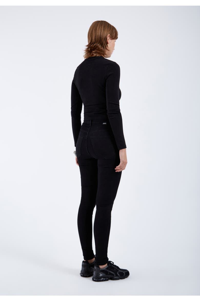 Solitaire High Skinny, Alternate, color, Black