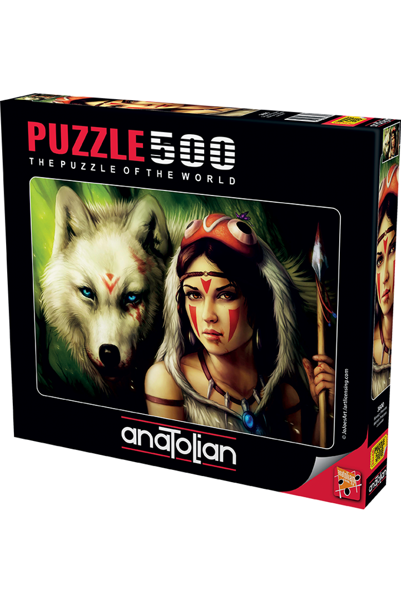 Warrior Princess 500 piece Jigsaw Puzzle for Adults, Main, color, Multicolor