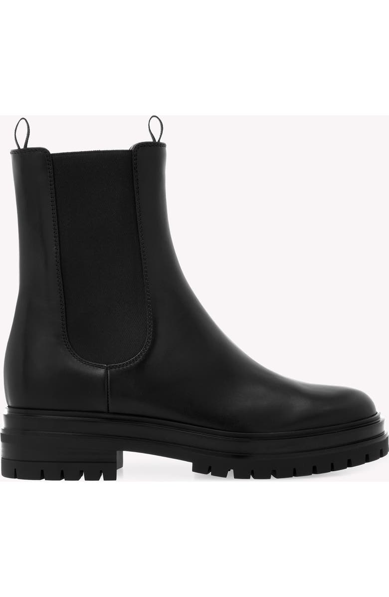 Gianvito Rossi Chester Boots, Main, color, Black Calf