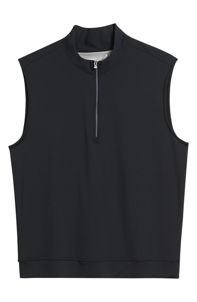 johnnie-O Torque Quarter-Zip Vest, Alternate, color, Black