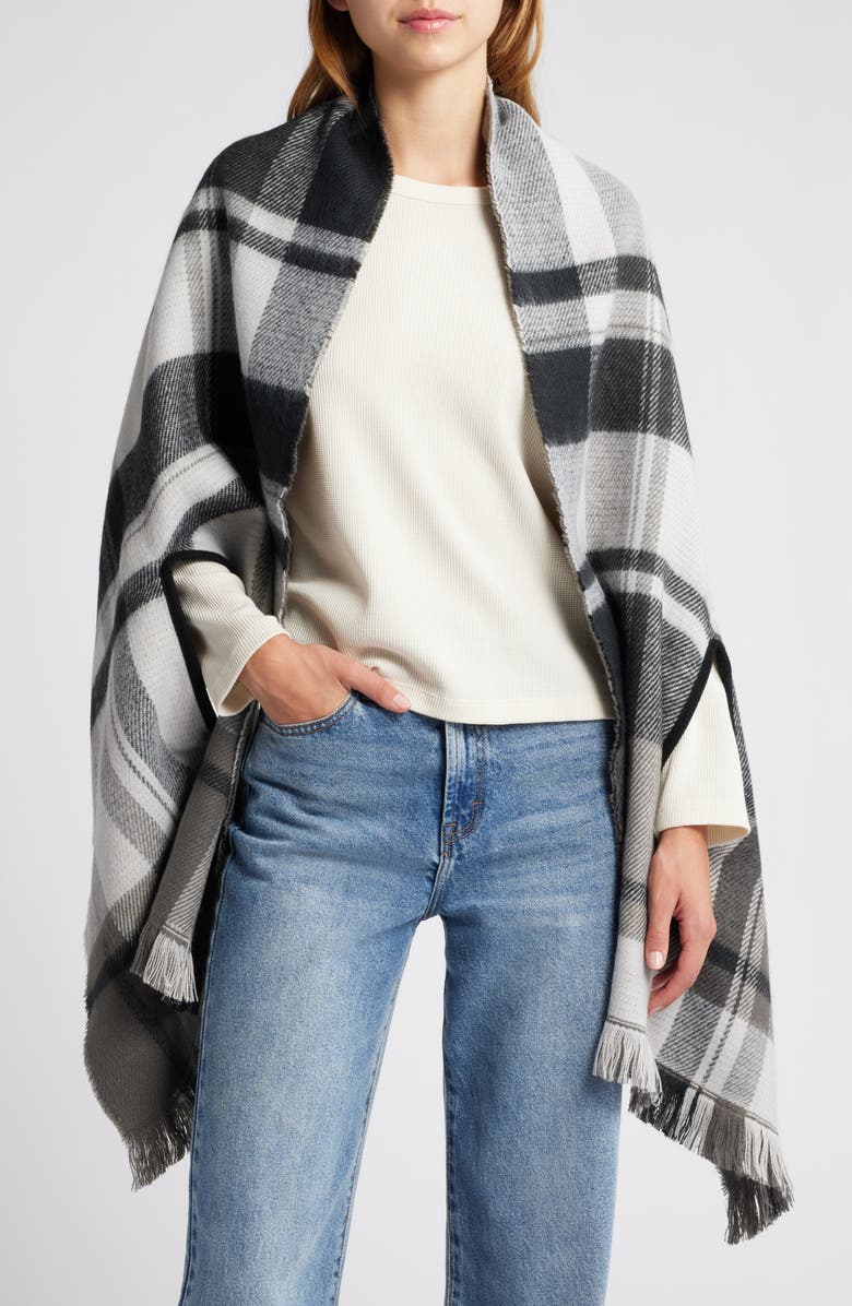 Treasure & Bond Plaid Convertible Scarf, Main, color,