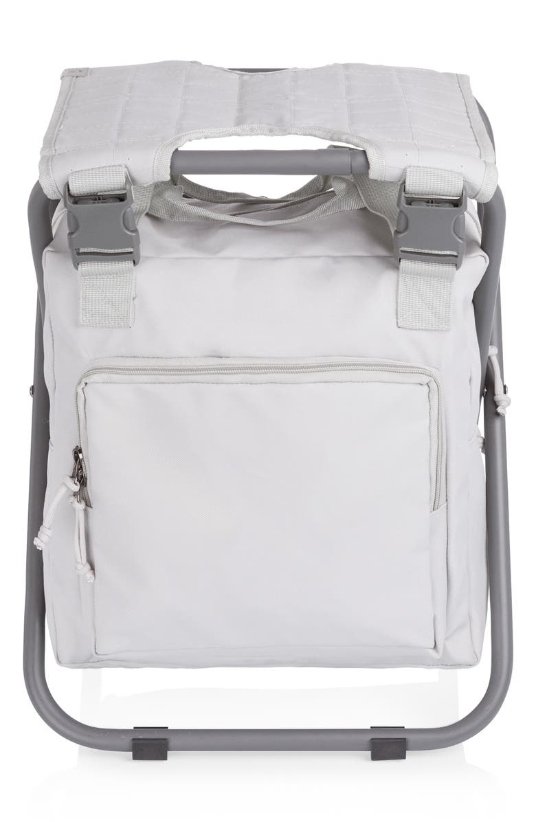 Picnic Time Gardener Folding Seat with Tools, Main, color, Gray