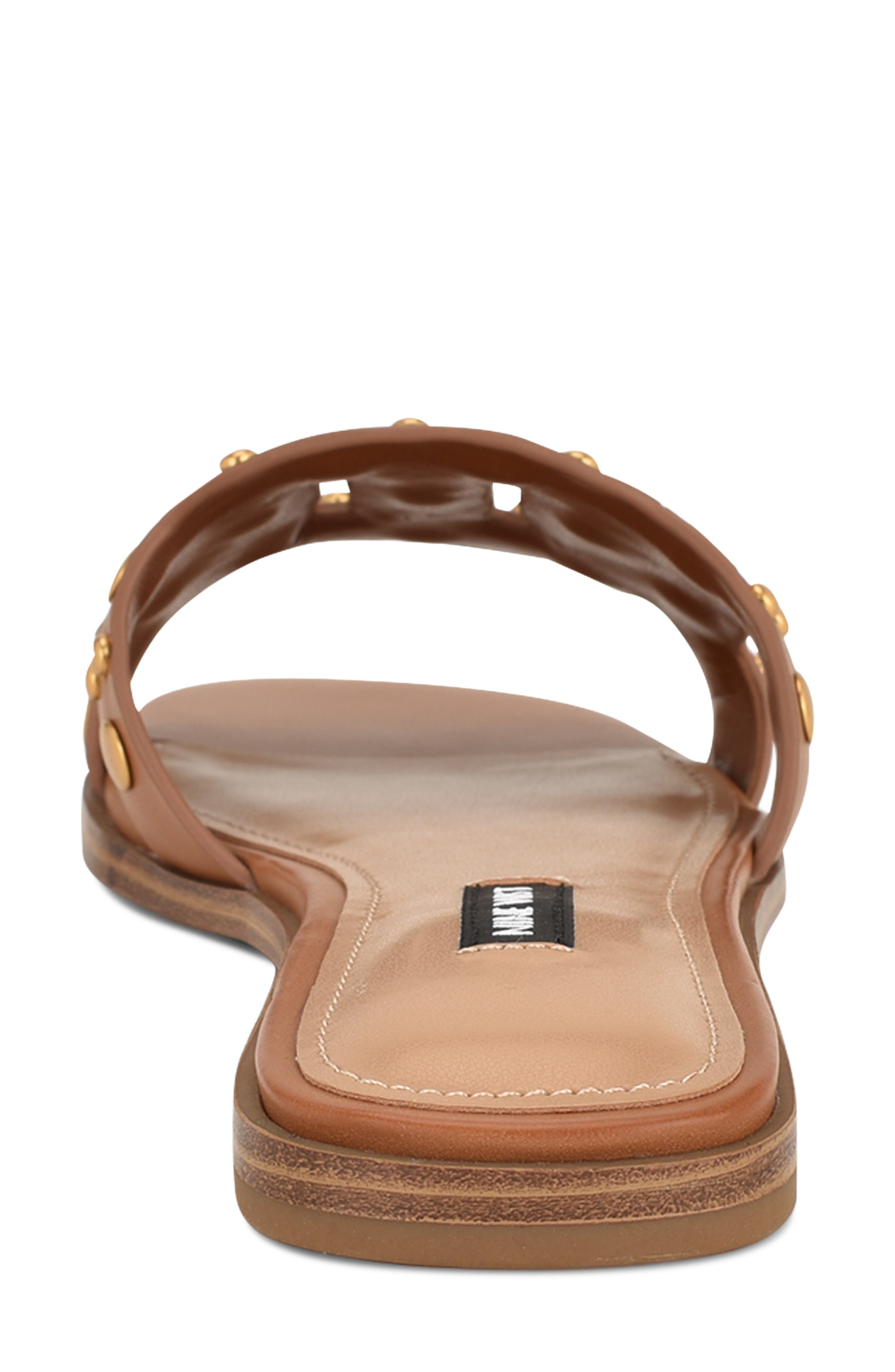 Gomaz Slide Sandal, Alternate, color, LIGHT BROWN