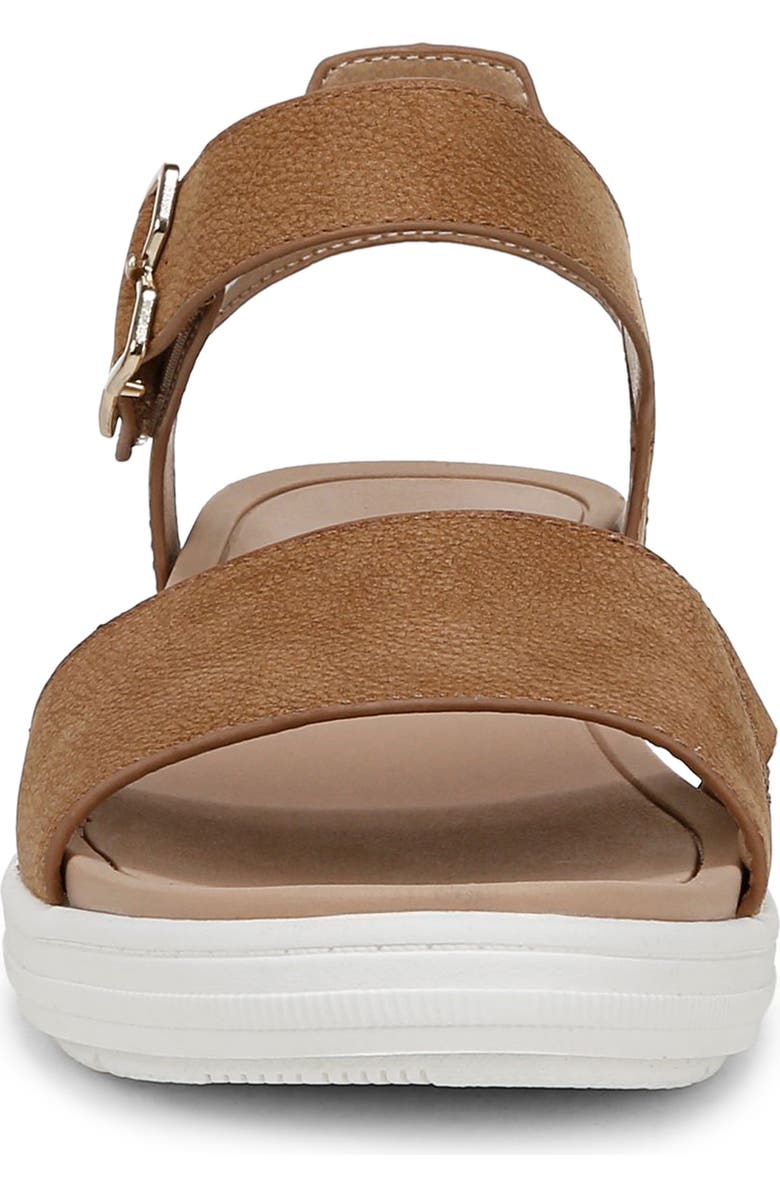 Dr. Scholl's Time Off Sky Ankle Strap Platform Sandal, Alternate, color, Honey Brown