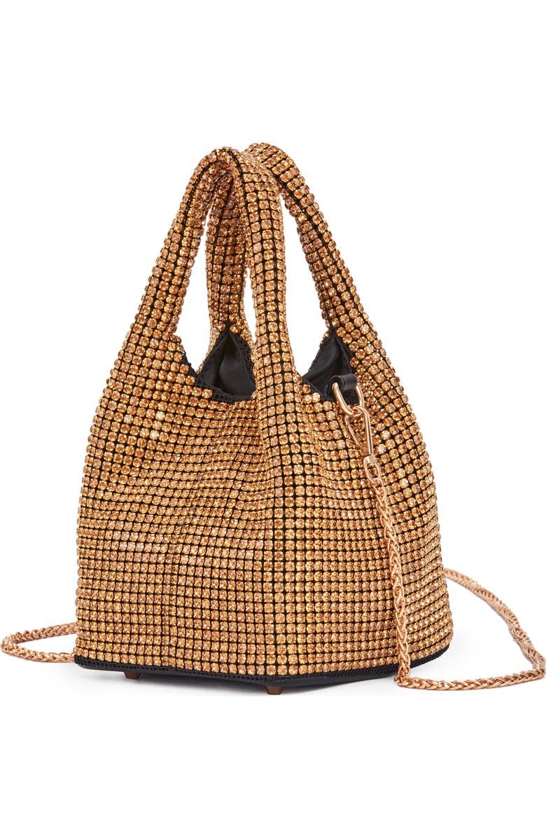 LADY COUTURE Boho Chic Slouchy Shoulder Handbag, Main, color, Gold