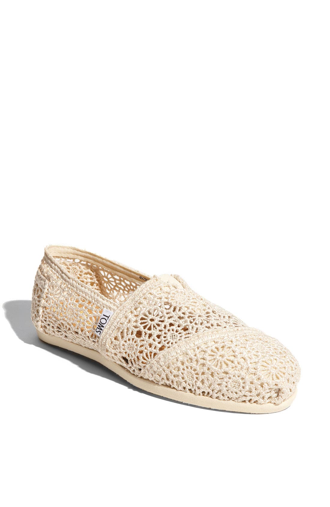 TOMS 'Classic' Crochet Slip-On, Alternate, color, 