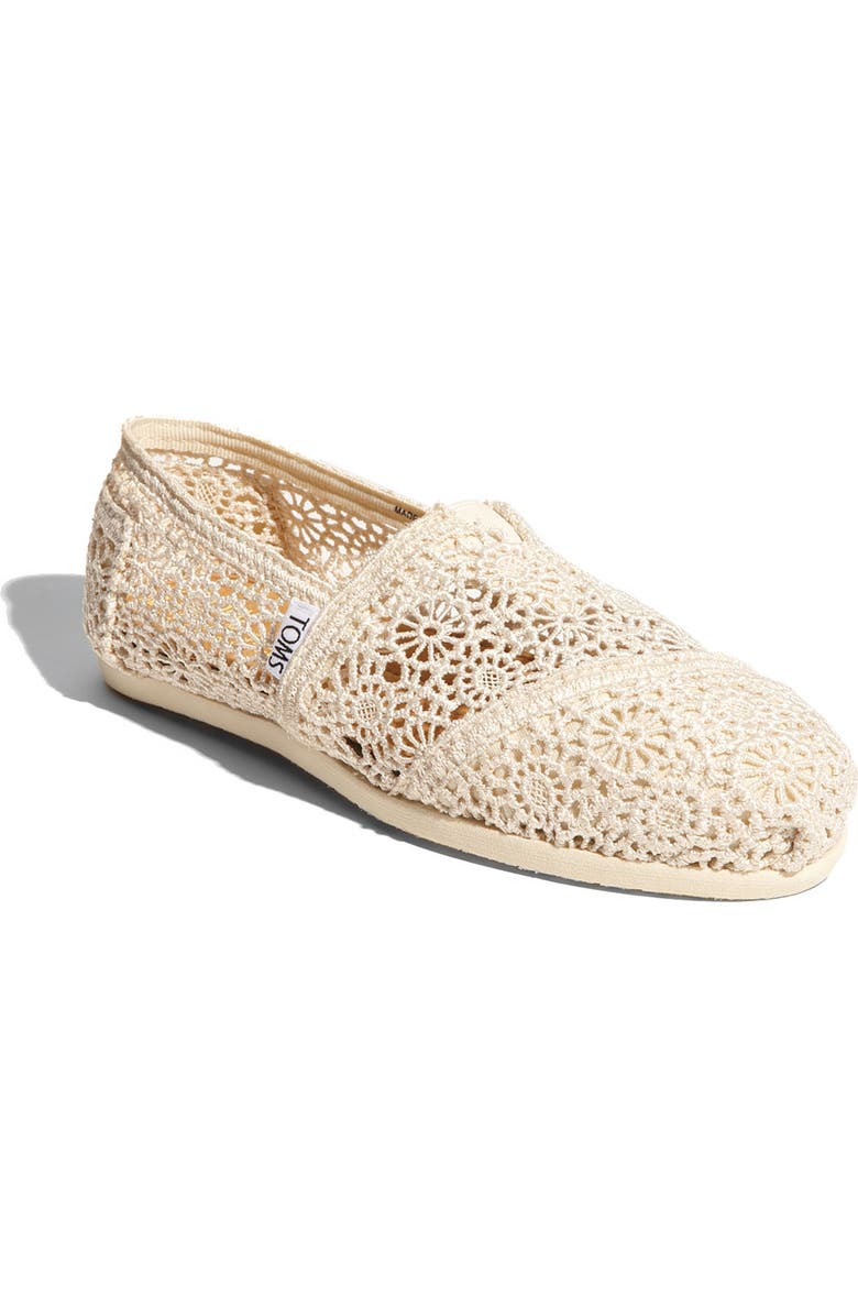 TOMS 'Classic' Crochet Slip-On, Alternate, color,