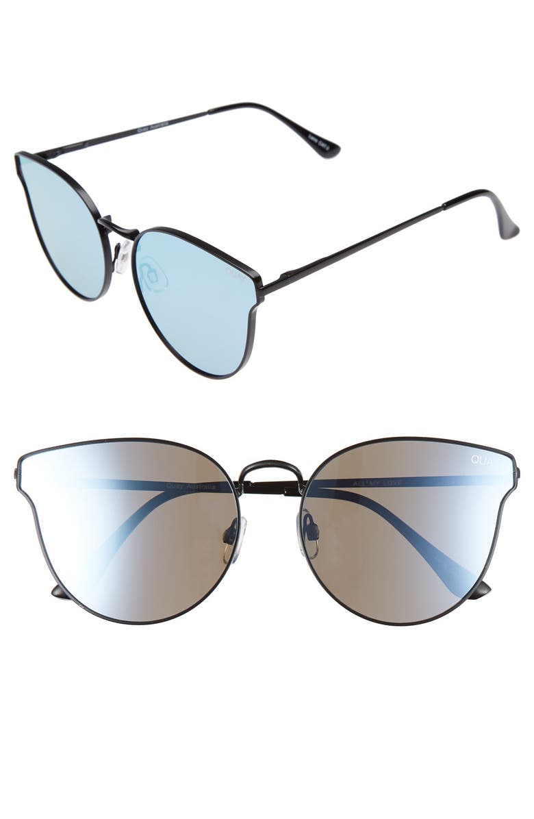 QUAY Australia 'All My Love' 60mm Retro Sunglasses, Main, color, 