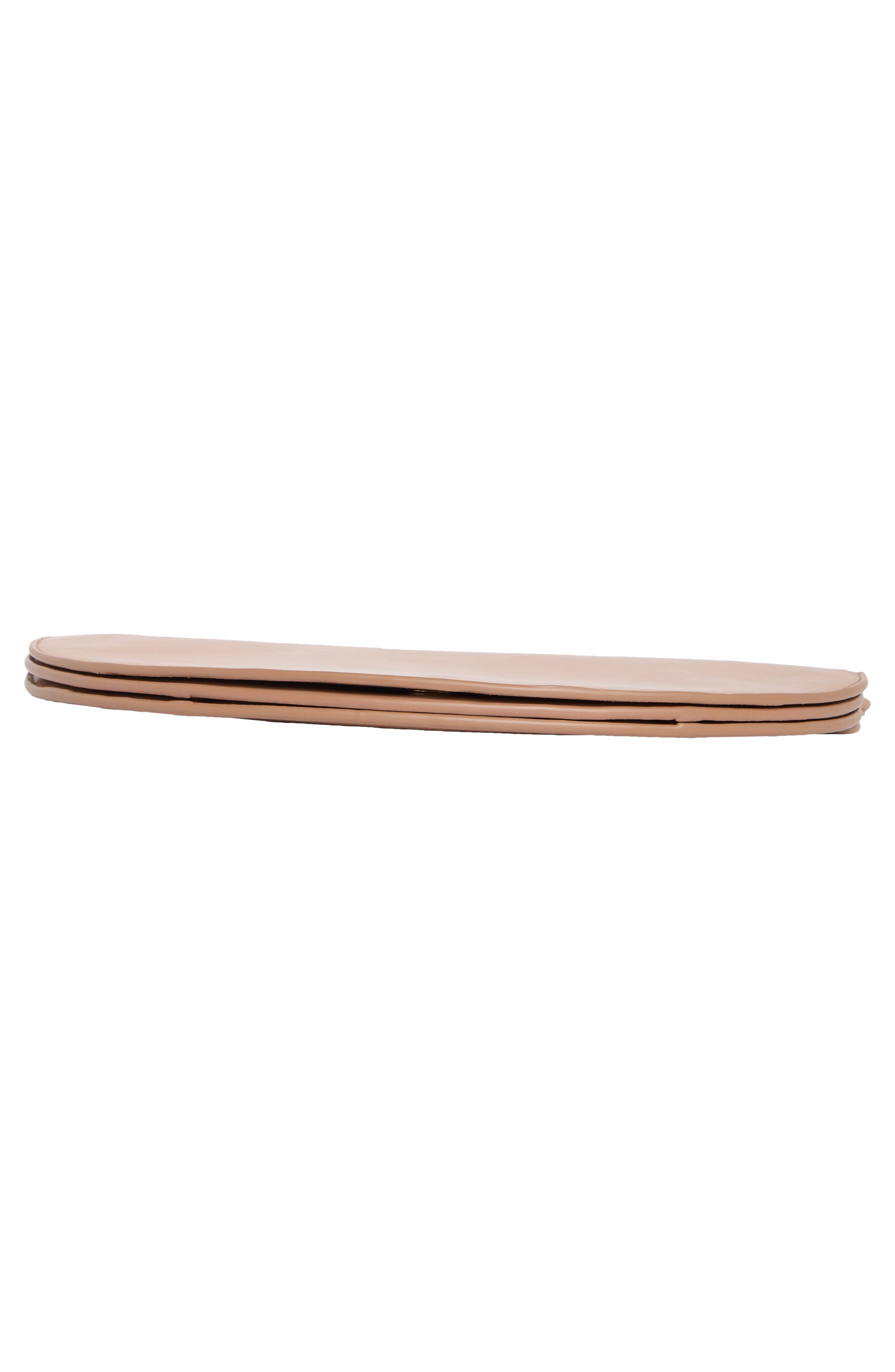 Arca Leather Clutch, Alternate, color, PECAN
