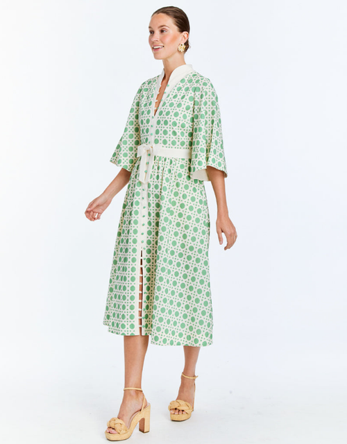 Mestiza New York Carmen Midi Dress In Green