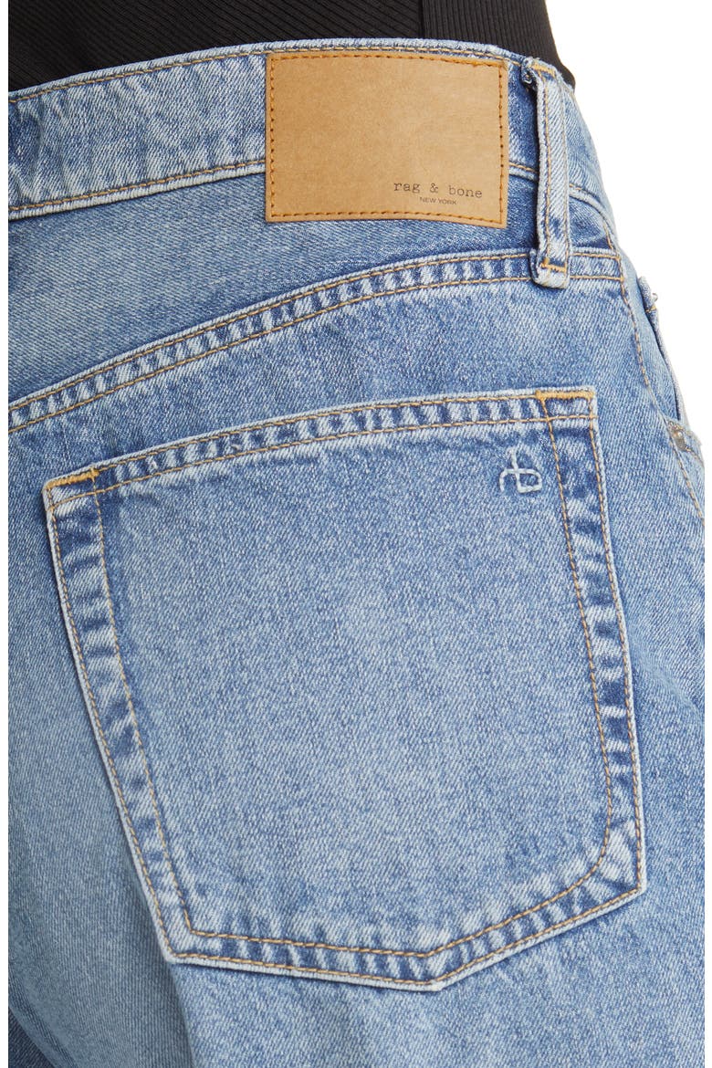 Andi Raw Hem High Waist Ankle Wide Leg Jeans, Alternate, color, QUINN