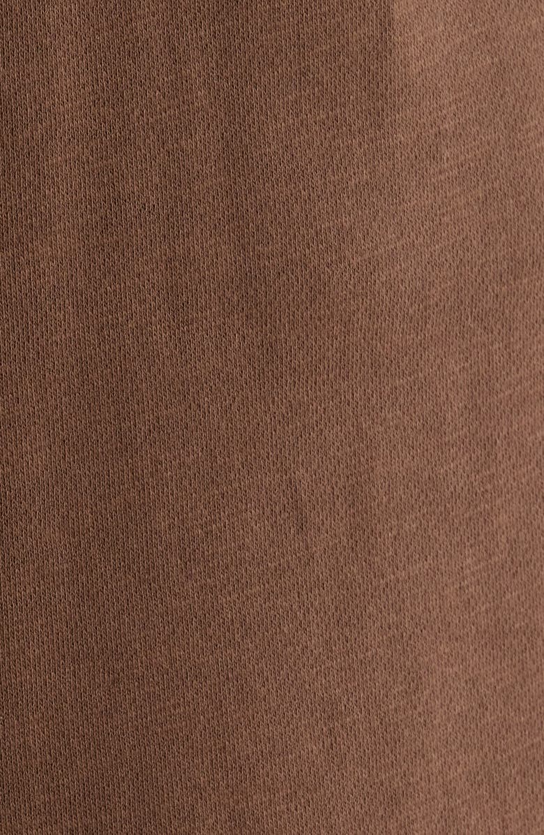 Eileen Fisher Garment Dyed Organic Cotton Terry Wide Leg Pants, Alternate, color, Wren