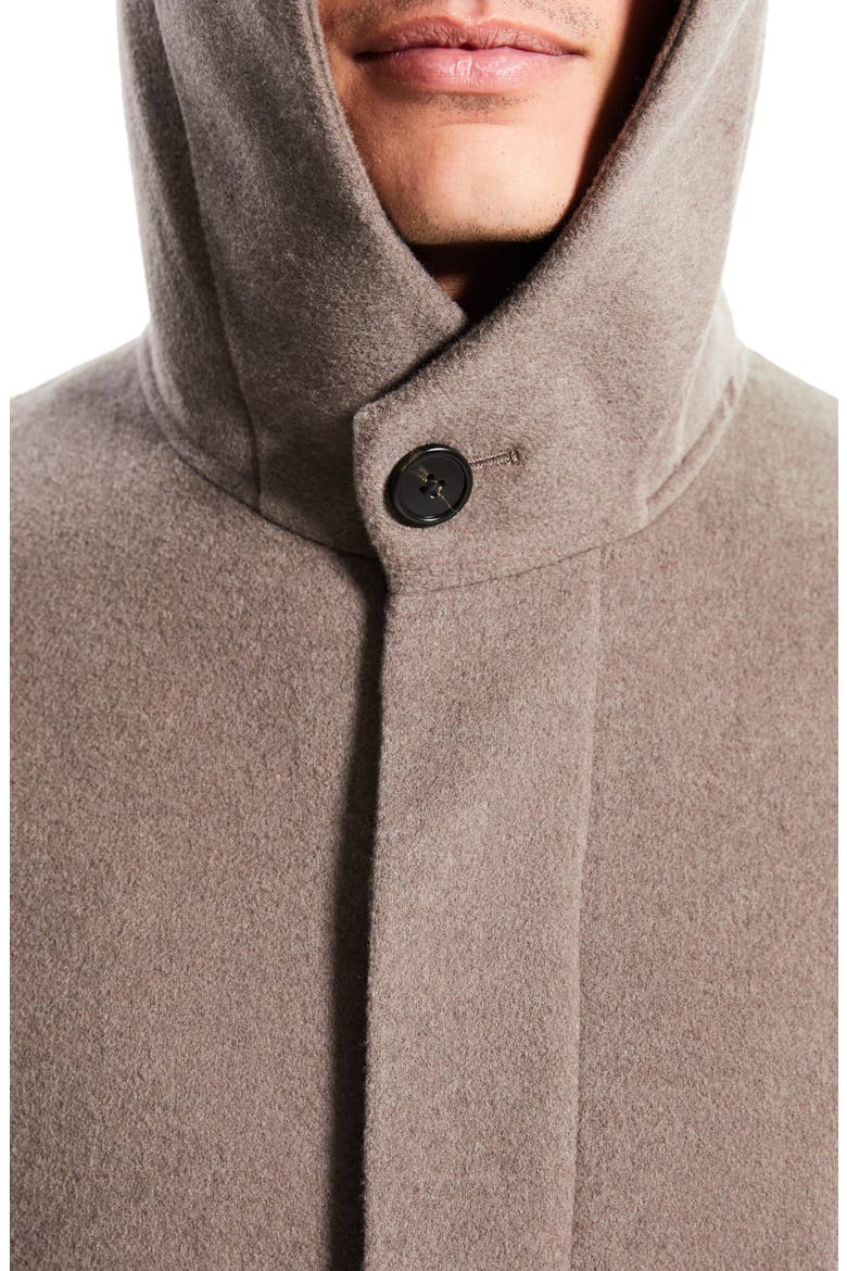 Thompson Luxe New Divide Wool Blend Coat, Alternate, color, FOSSIL