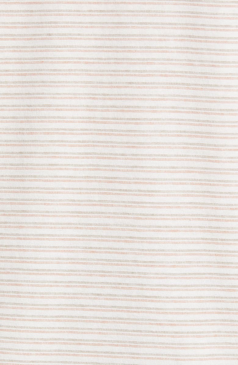 Vince Plaited Stripe Crewneck T-Shirt, Alternate, color, 