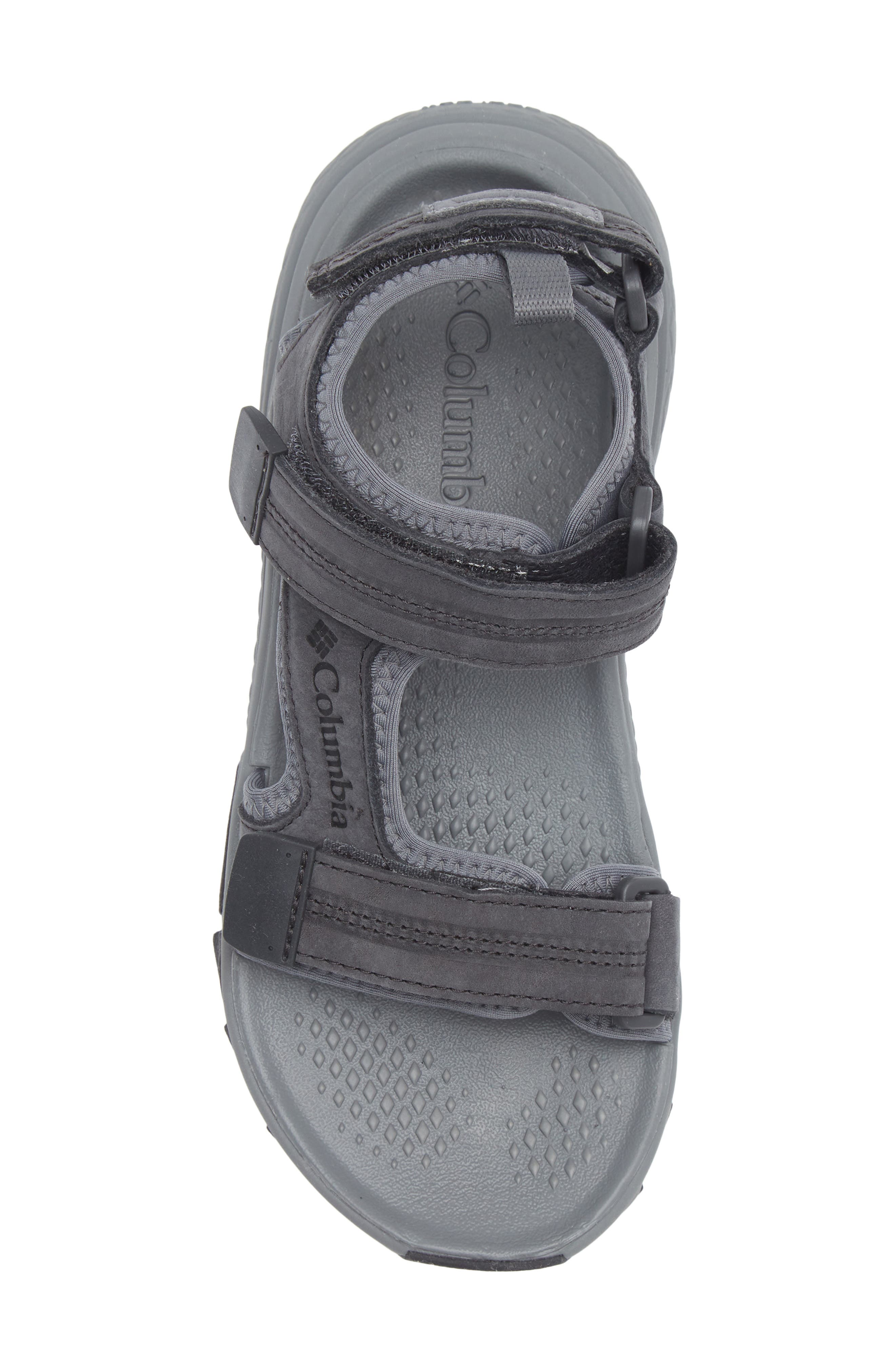 Columbia Peakfresh Rush Sport Sandal, Alternate, color, Shark/ Ti Grey Steel