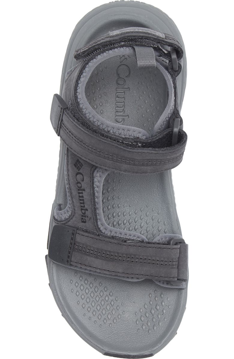 Columbia Peakfresh Rush Sport Sandal, Alternate, color, Shark/ Ti Grey Steel